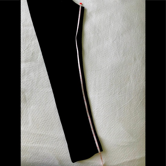Stretch Velour Black Leggings - Picture 3 of 3
